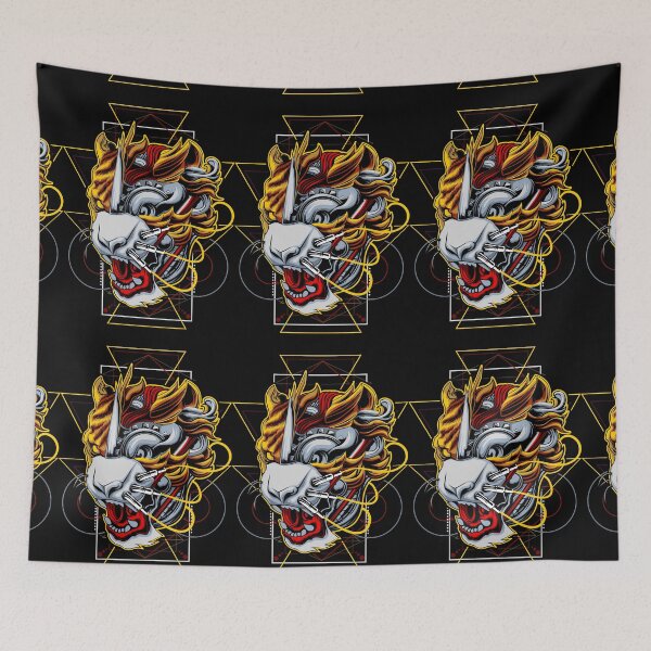 Item preview, Geometric Robotic Tiger designed and sold by VibrantGifts.