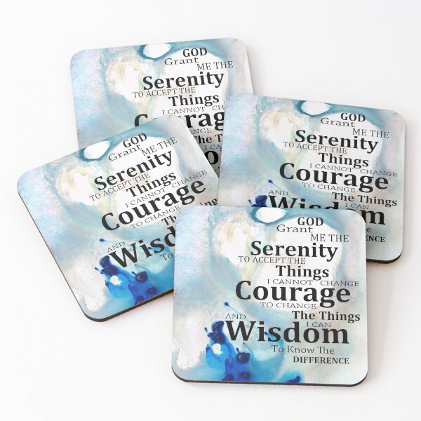 Item preview, Serenity Prayer - Soothing Art - By Sharon Cummings designed and sold by Sharon Cummings Art.