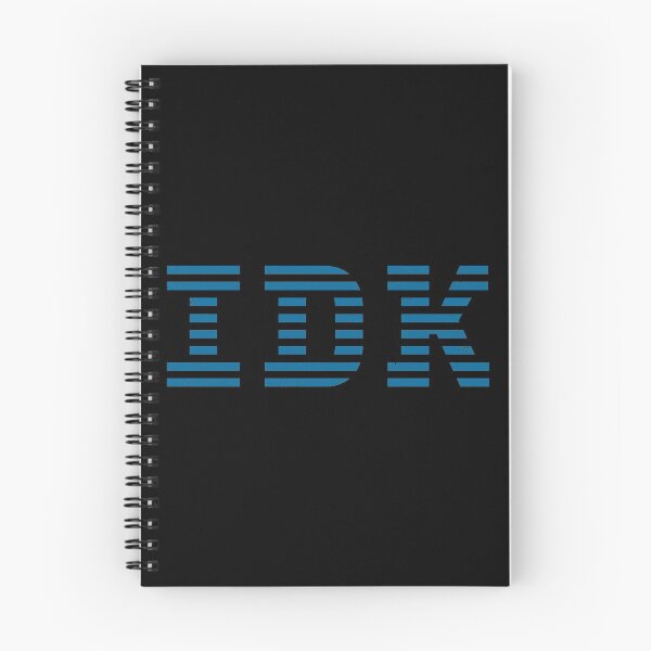 Item preview, IDK | I Dont Know Logo Parody designed and sold by idn2t.