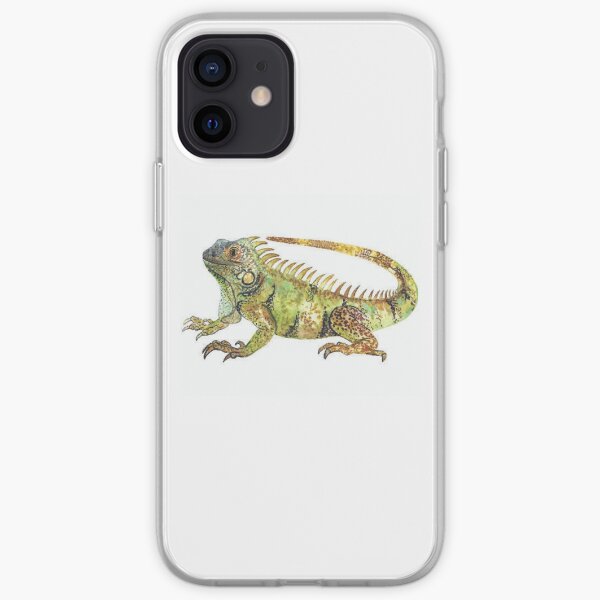 Eguana | Eguana water color | Animal iPhone Soft Case