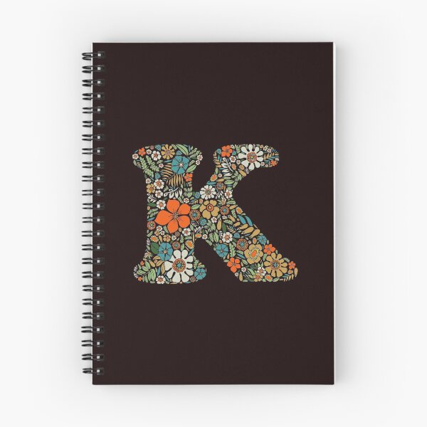 Item preview, Hippie Floral Letter K designed and sold by zeljkica.