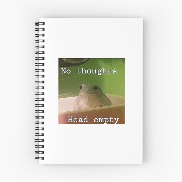 Item preview, Frog No Thoughts designed and sold by DonatasSab.