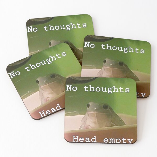 Item preview, Frog No Thoughts designed and sold by DonatasSab.