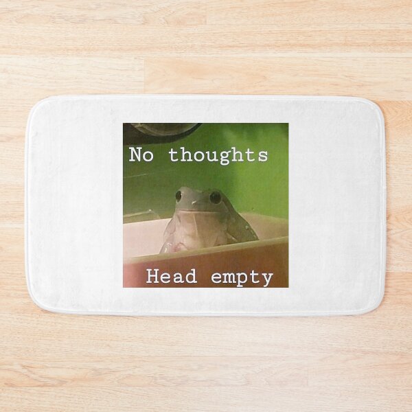 Item preview, Frog No Thoughts designed and sold by DonatasSab.
