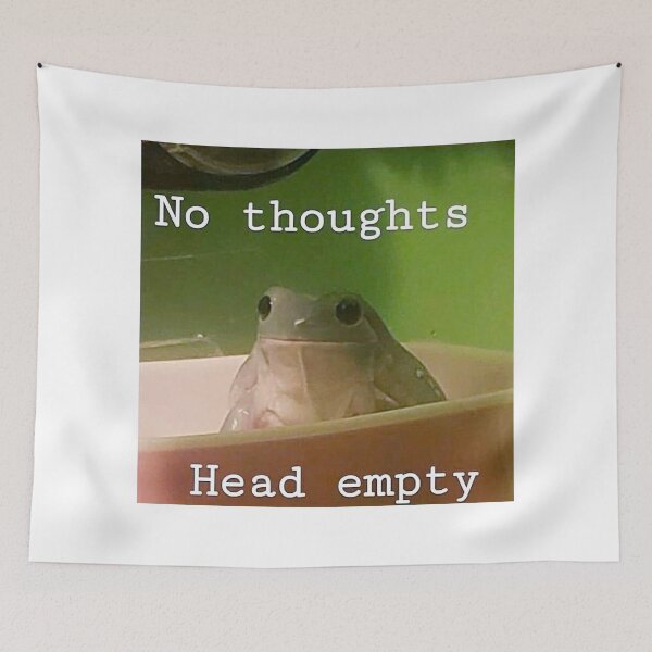 Item preview, Frog No Thoughts designed and sold by DonatasSab.