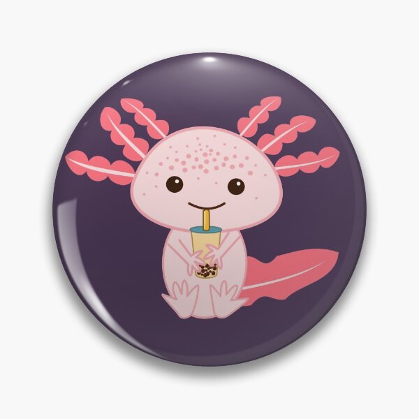 Item preview, Baby Axolotl Loves Bubble Tea designed and sold by merchloh128.