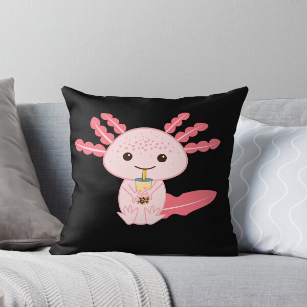 Item preview, Baby Axolotl Loves Bubble Tea designed and sold by merchloh128.