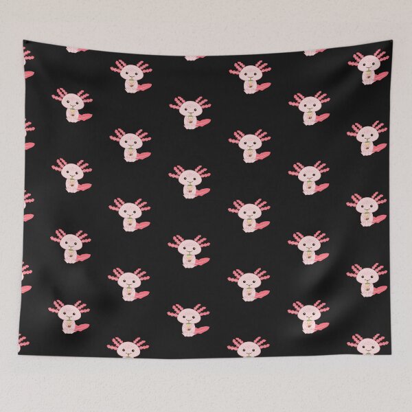 Item preview, Baby Axolotl Loves Bubble Tea designed and sold by merchloh128.