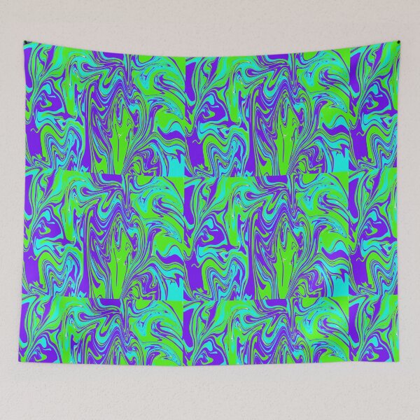 Item preview, Monsters Inc Paint Pour designed and sold by ArtOfTabs.