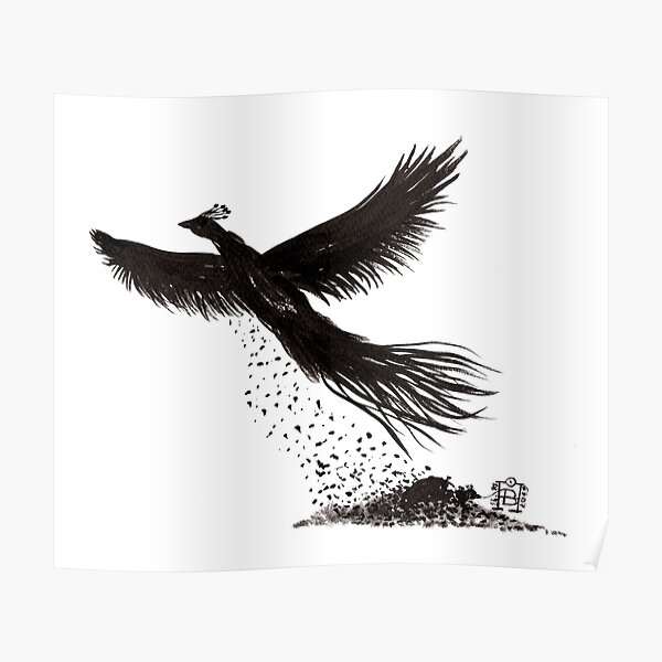 Phoenix Rising From The Ashes Posters Redbubble