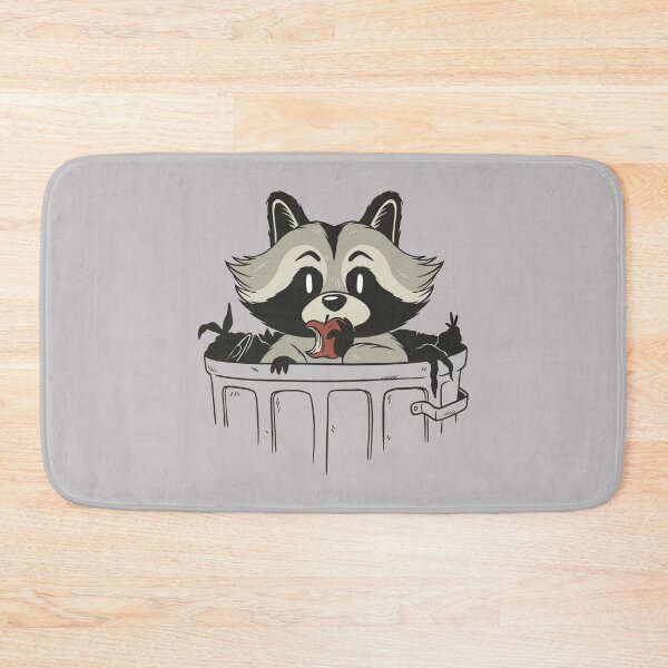 Item preview, Raccoon in a garbage can designed and sold by DerSenat.