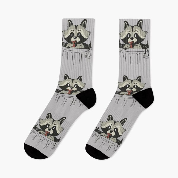 Item preview, Raccoon in a garbage can designed and sold by DerSenat.