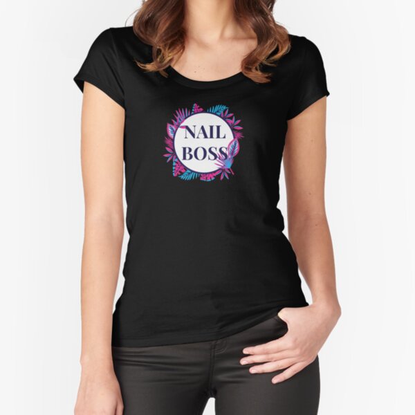 Item preview, Nail Boss Flower Design designed and sold by nailtshirts.