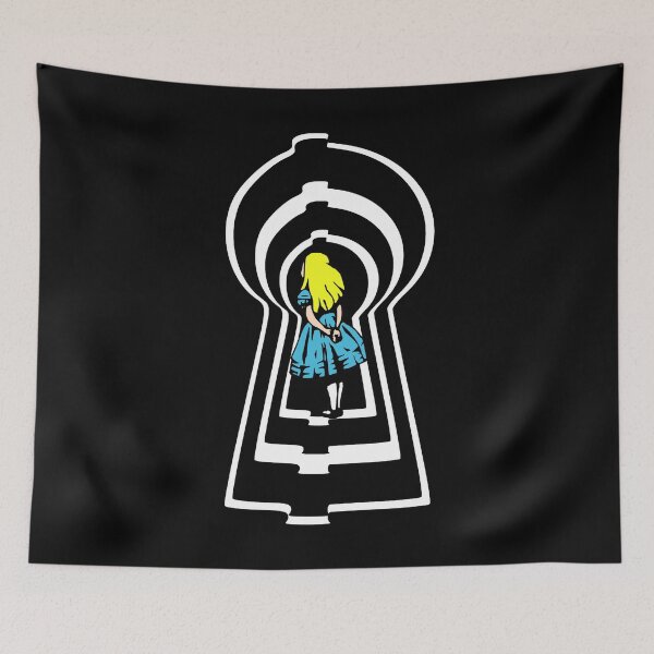 Item preview, Alice in Wonderland | Looking Through The Keyhole designed and sold by KoolMoDee.