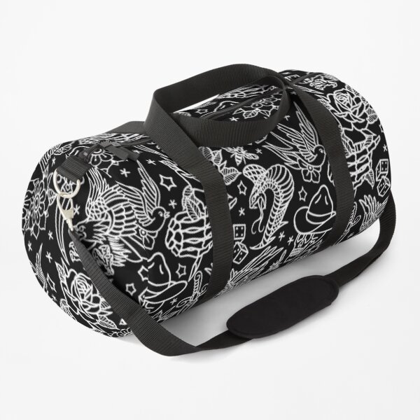 American Traditional Tattoo Flash Print Duffle Bag