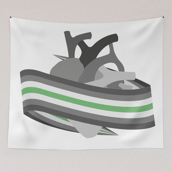 Item preview, Agender heart designed and sold by SaskiaSnelders.