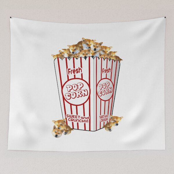 Item preview, Shiba Inu Popcorn feat. Lilly la Shiba Inu designed and sold by shibalilly.