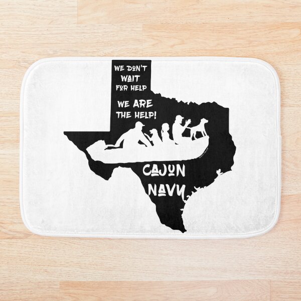 Aperçu de l'œuvre La marine cajun aide le Texas créée et vendue par IconicTee.