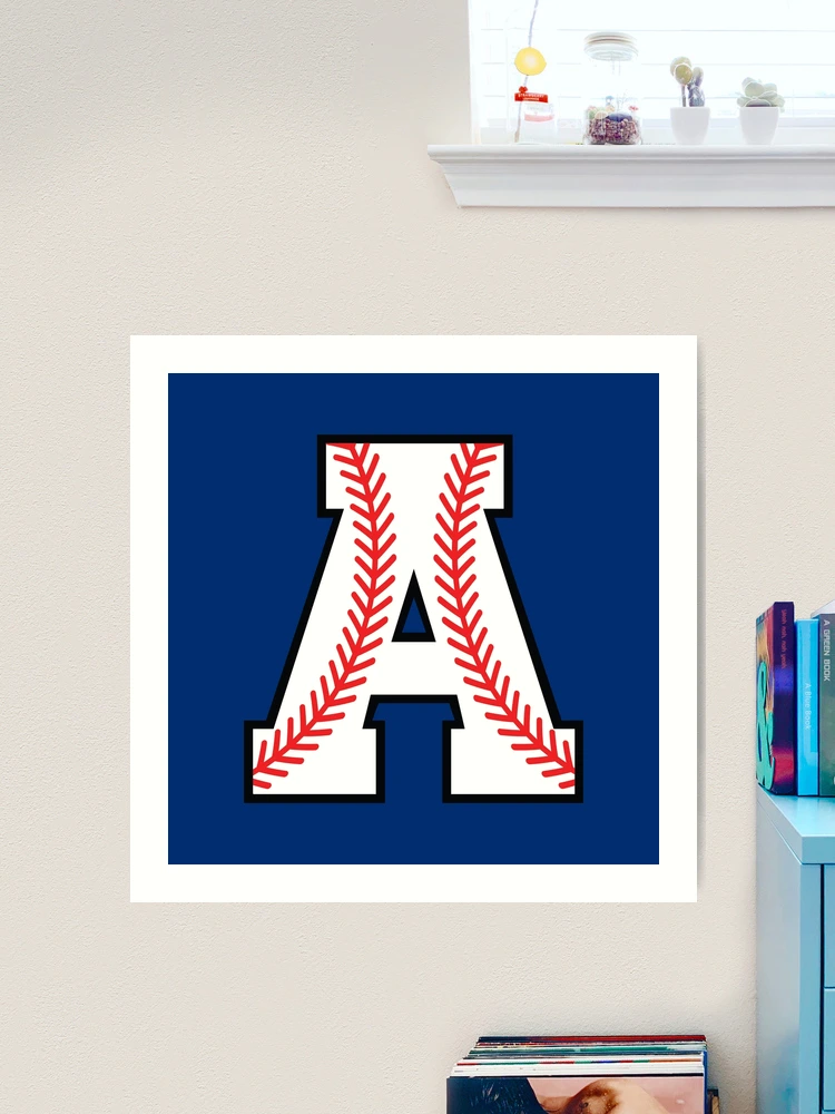 Baseball Letter M - Sports Monogram Alphabet Art Print for Sale by  Purplerain457