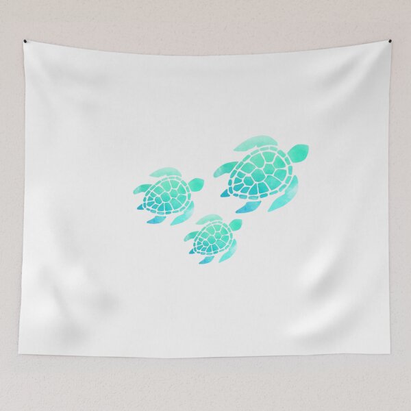 Item preview, Hawaiian Ocean Tropical Sea Turtle Hawaiian Print designed and sold by peachyline.