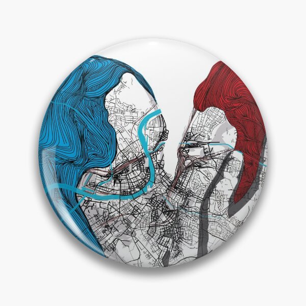 Item preview, KISS | BaselCitymap artwork designed and sold by procreaction.
