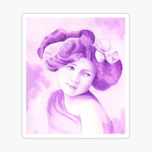 Miss violette Sticker