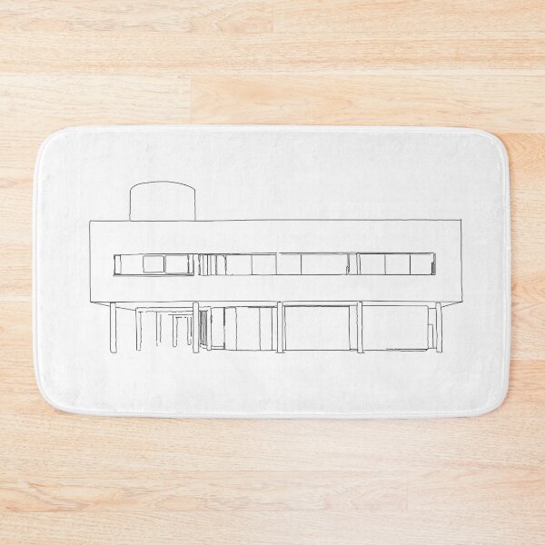 Item preview, Villa Savoye facade - Le Corbusier  designed and sold by TinyTreeHugger.