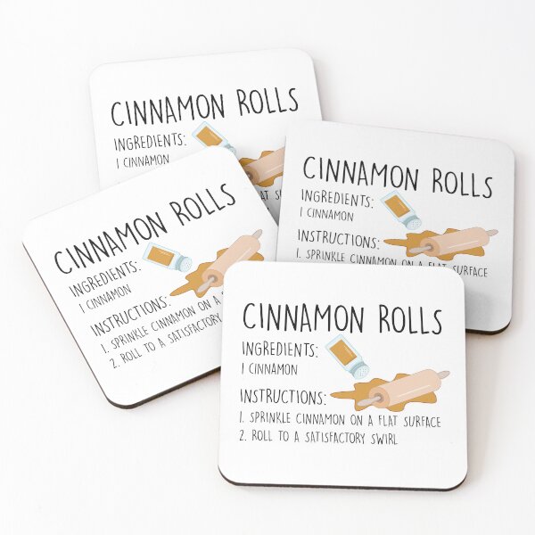 Item preview, Fake Cinnamon Roll Recipe designed and sold by laughingplace55.