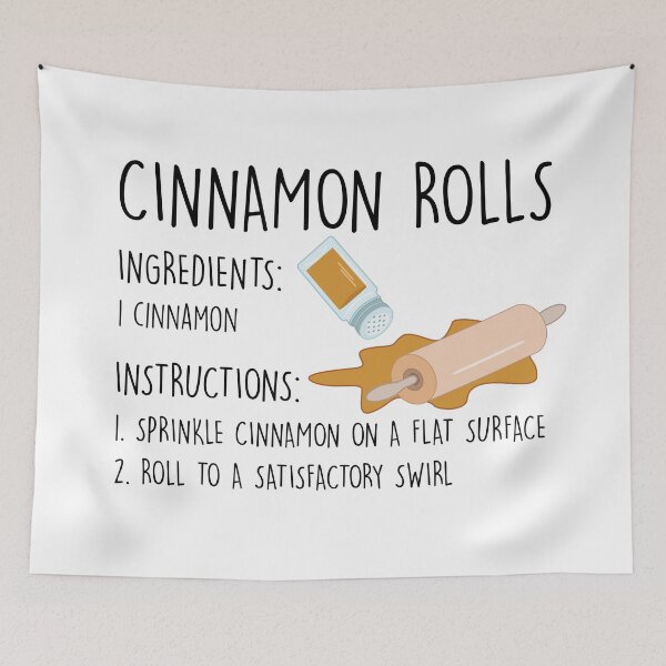 Item preview, Fake Cinnamon Roll Recipe designed and sold by laughingplace55.