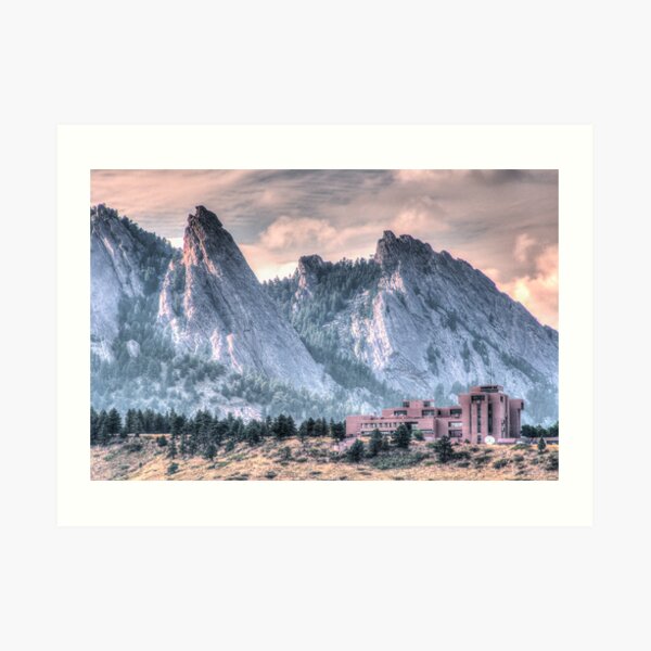 NCAR* and The Flatirons Art Print