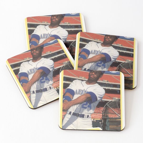 Ken Griffey Jr. Seattle Mariners Card Art Coasters (Set of 4)
