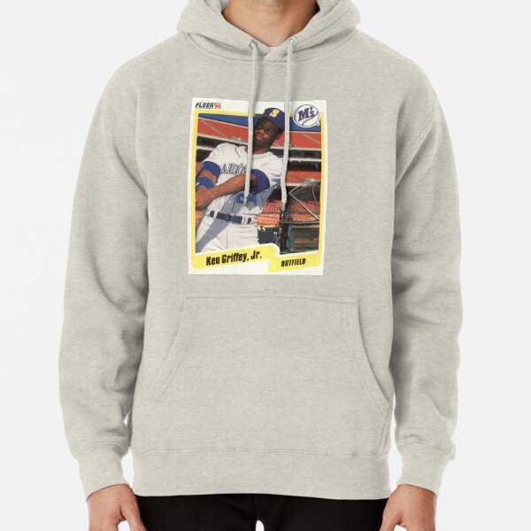 Ken Griffey Jr. Seattle Mariners Card Art Pullover Hoodie
