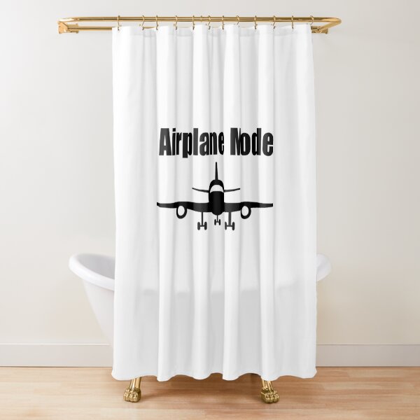 Airplane Mode Shower Curtains Redbubble