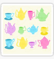 Alice in Wonderland Tea Set Sticker