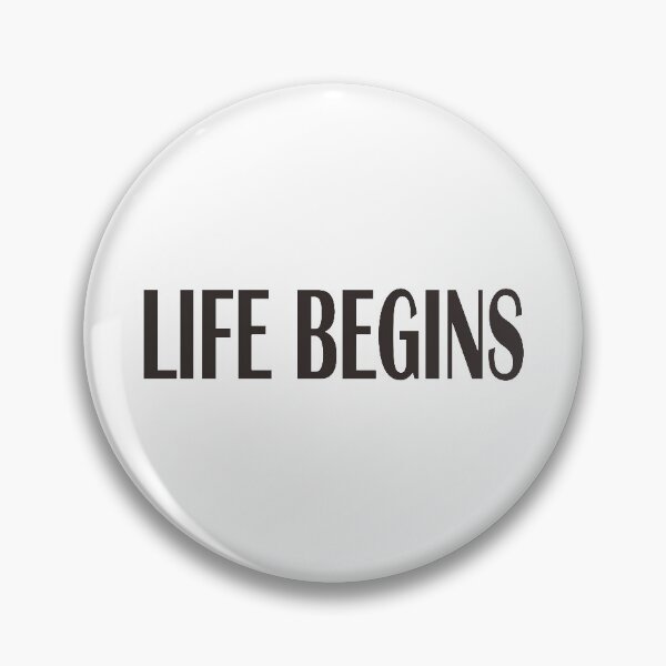Item preview, life begins designed and sold by nonique.