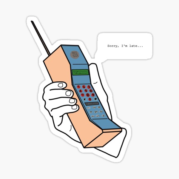 Item preview, Old telephone aesthetic - Sorry, I'm late designed and sold by mmmyla.