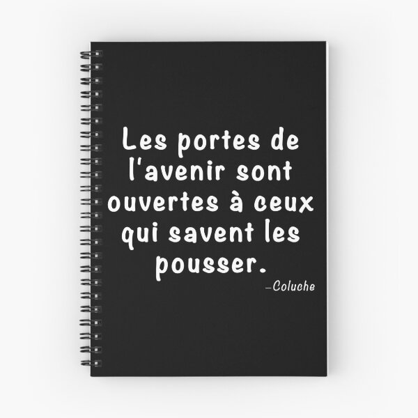 Item preview, Quote from the famous humorist Coluche - "The doors of the future ..." designed and sold by Garisp44.
