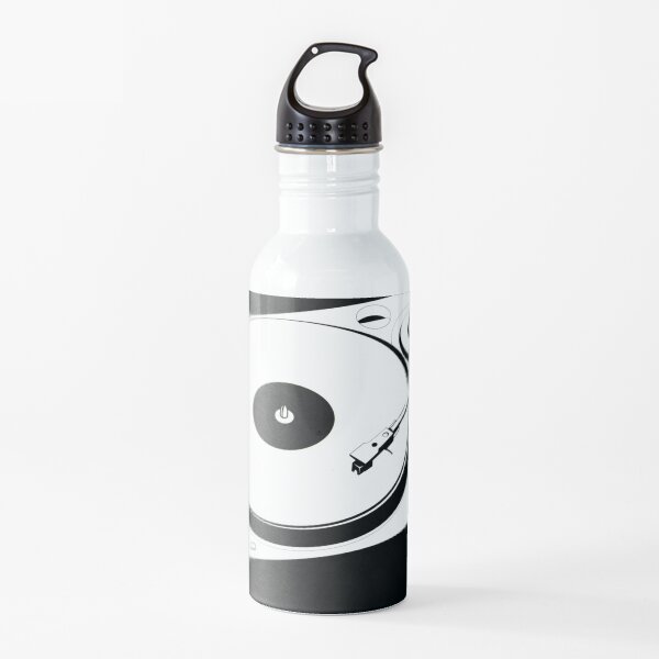 Retro Turntable Music Player Water Bottle