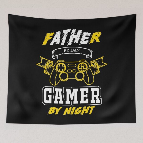 Item preview, father by day gamer by night designed and sold by danyc88.