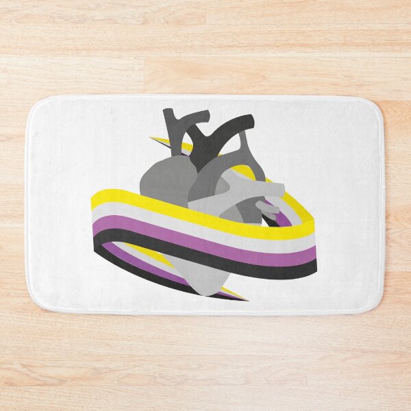 Item preview, Non binary heart designed and sold by SaskiaSnelders.