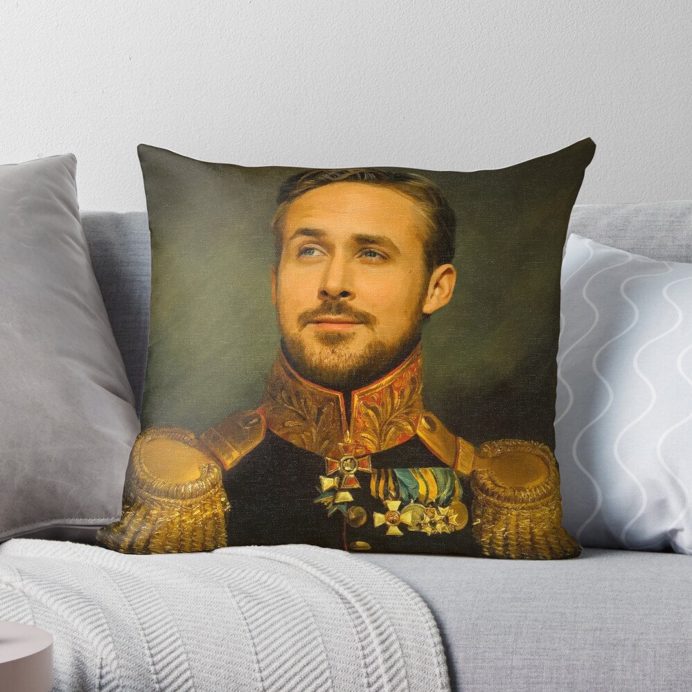 Ryan Gosling Throw Pillow for Sale by AlexIvanBoya