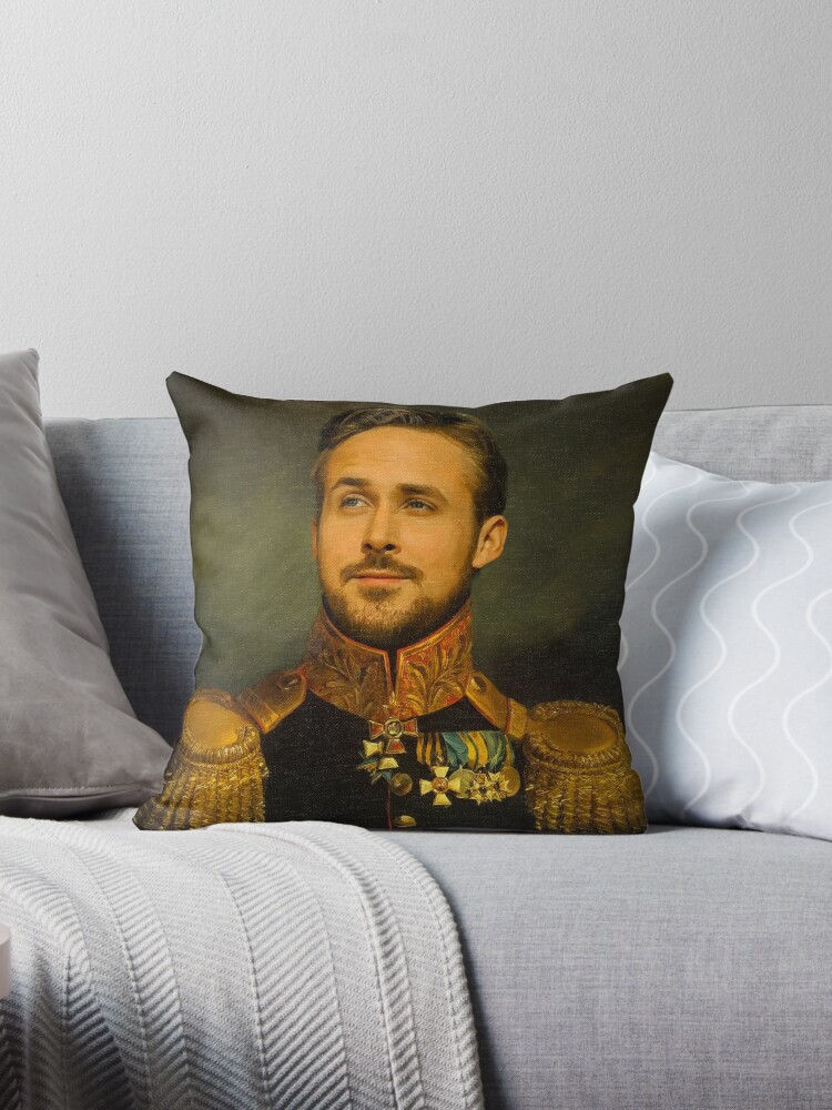 Ryan Gosling Throw Pillow for Sale by AlexIvanBoya