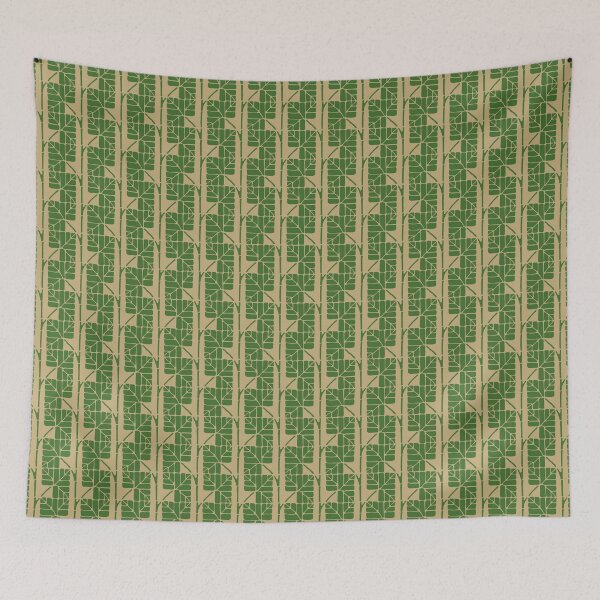 Item preview, K. Moser Square Leaves - Green designed and sold by Raw-Run.