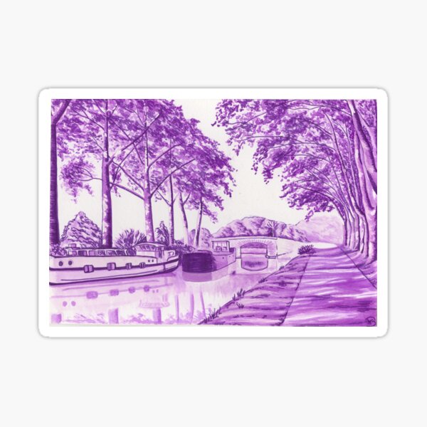 Canal du midi Sticker