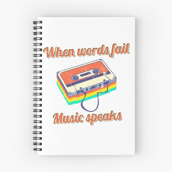 Item preview, When Words Fail, Music Speaks designed and sold by printadorable.