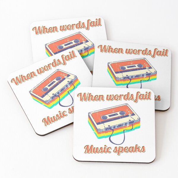 Item preview, When Words Fail, Music Speaks designed and sold by printadorable.