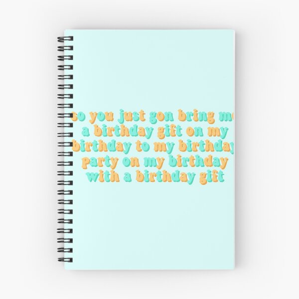 Item preview, Tyler the Creator so you just gon bring me a birthday gift on my birthday to my birthday party on my birthday with a birthday gift sticker designed and sold by madebyshania.