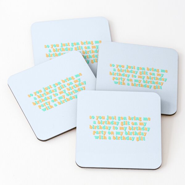 Item preview, Tyler the Creator so you just gon bring me a birthday gift on my birthday to my birthday party on my birthday with a birthday gift sticker designed and sold by madebyshania.
