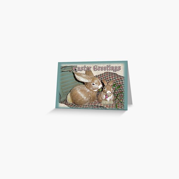 Item preview, Easter Greetings - Bunnies designed and sold by MotherNature.