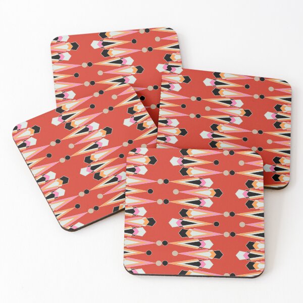 Item preview, Geometric Cones - Red designed and sold by BumbleChynxBee.